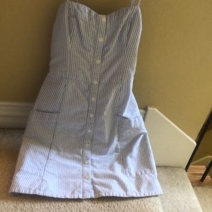 striped dress from Abercrombie and Fitch